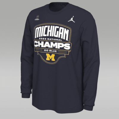 Michigan Men's Jordan College Long-Sleeve T-Shirt