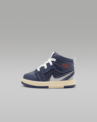 Детские кроссовки Jordan 1 Mid RM EasyOn Baby/Toddler