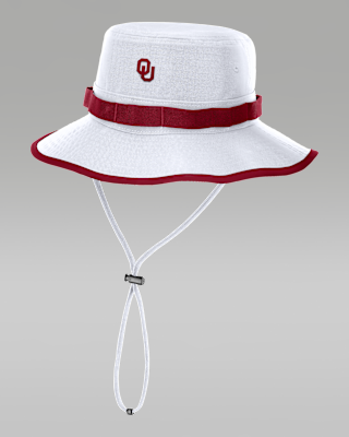 Мужские  Oklahoma Sideline Apex Boonie Jordan Brand Dri-FIT College Bucket Hat