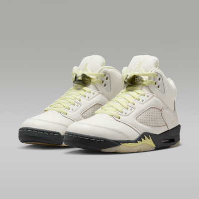 Tenis para mujer Air Jordan 5 Retro "Luminous Green and Sail"