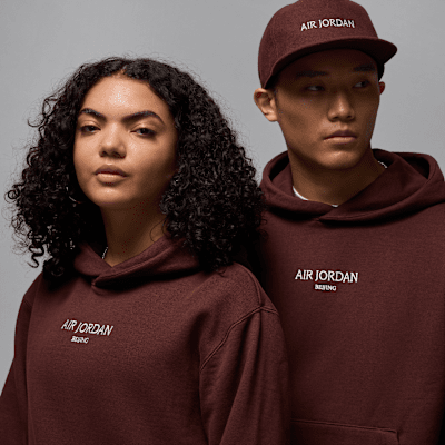 Sudadera con gorro sin cierre de tejido Fleece para hombre Air Jordan Wordmark