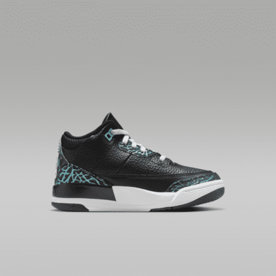 Tenis para niños de preescolar Jordan 3 Retro