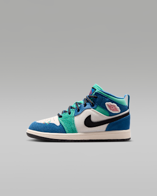 Детские кроссовки Jordan 1 Mid SE Little Kids'