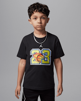 Детская футболка Jordan Customized Air Little Kids' Flame