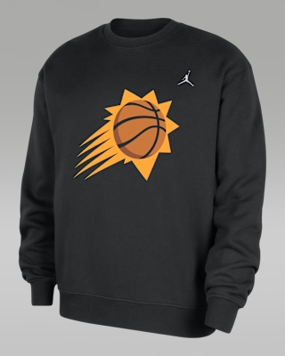 Мужской свитшот Phoenix Suns Statement Essentials Jordan NBA Fleece Crew-Neck