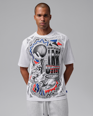 Мужская футболка Jordan Brooklyn Space Jam Bugs Bunny Crew-Neck