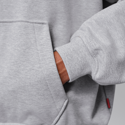 Jordan Flight Fleece Bol Kesimli Erkek Kapüşonlu Sweatshirt'ü görsel 5