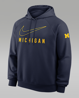 Мужское худи Michigan Premium Performance Nike Dri-FIT College Pullover Hoodie