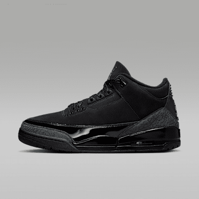 Air Jordan 3 Retro "Black Cat" Men's Shoes