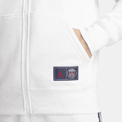 Sudadera con gorro de tejido Fleece y cierre completo para hombre Paris Saint-Germain