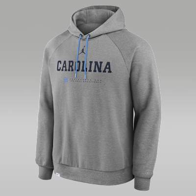 North Carolina Courtside Basketball Practice Men's Jordan Brand Dri-FIT Pullover Hoodie