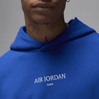 Felpa pullover in fleece con cappuccio Air Jordan Wordmark – Uomo