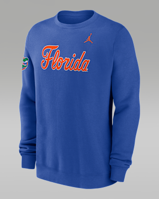Мужские Florida Sideline Club Jordan Brand College Pullover Crew