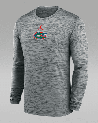 Мужская футболка Florida Sideline Velocity Jordan Brand Dri-FIT College Long-Sleeve