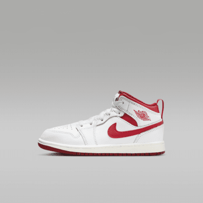 Jordan 1 white 2025 red swoosh