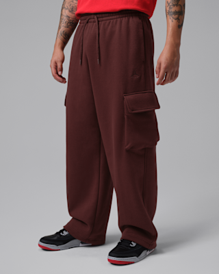 Мужские  Jordan Brooklyn Oversized Fleece Cargo Pants