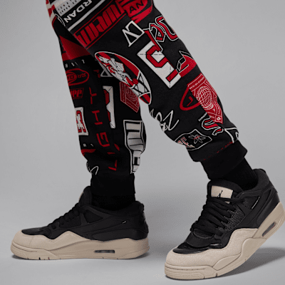 Pants estampados de tejido Fleece para hombre Jordan Essentials
