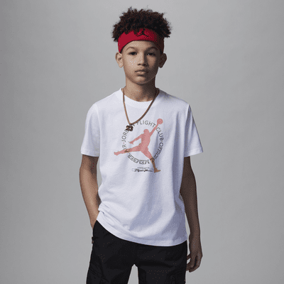 Jordan Official Member Tee Older Kids' T-Shirt. Nike DK