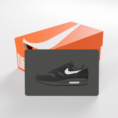 Nike Gift Card Mailed in a Mini Nike Shoebox