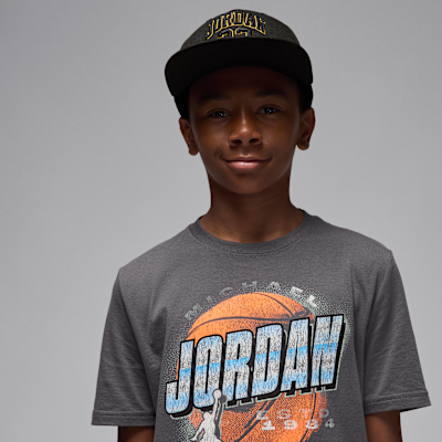 Jordan Big Kids' Distressed Chrome T-Shirt