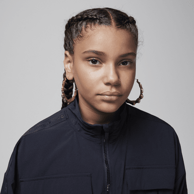 Chamarra de tejido Woven Jumpman con cinta para niño talla grande Jordan