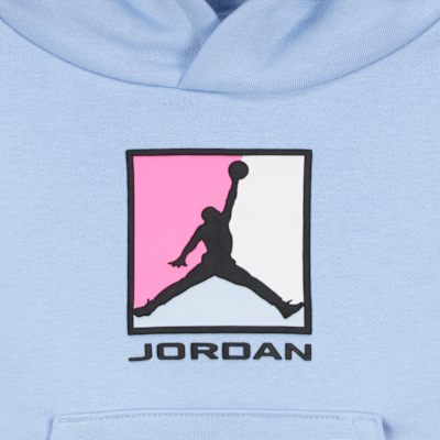 Conjunto de duas peças com hoodie Baseline em lã cardada Jordan Essentials para bebé (12-24 meses)