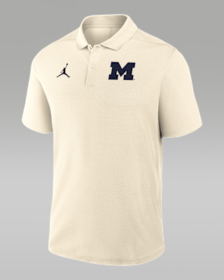 Мужские  Michigan Victory Primary Logo Nike Dri-FIT College Polo