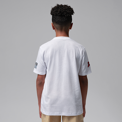 Playera con parche Dynasty para niños talla grande Jordan