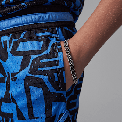 Shorts deportivos Diamond estampados MJ para niños talla grande Jordan Dri-FIT