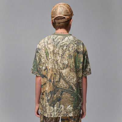 Jordan MVP Big Kids' Distressed Wordmark T-Shirt