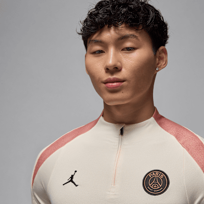 파리 생제르맹 스트라이크 서드 남성 조던 드라이 핏 축구 드릴 탑