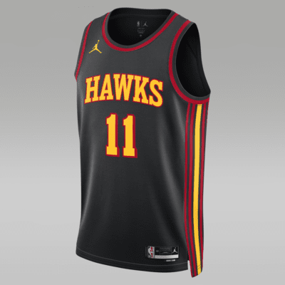 Camisola NBA Swingman Jordan Dri-FIT Atlanta Hawks Statement Edition para homem