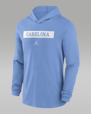 Мужские  North Carolina Tar Heels Sideline Jordan Dri-FIT College Long-Sleeve Hooded Top