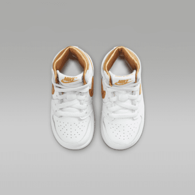 ジョーダン 1 レトロ HIGH OG "White and Gold" ベビーシューズ