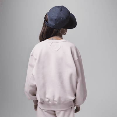 Sudadera de cuello redondo oversized para niños talla grande Jordan Flight Essentials