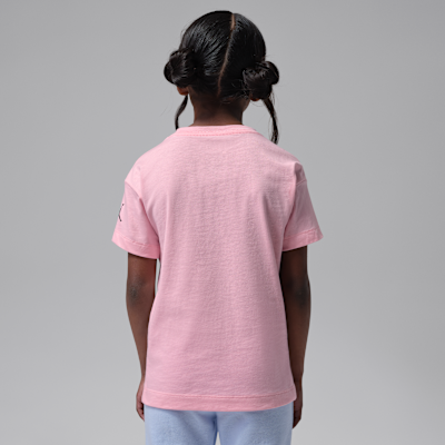 Jordan Little Kids' She's On Fire Script T-Shirt