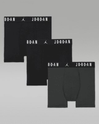 Детские  Jordan Dri-FIT Big Kids' Flight Poly Boxer Briefs (3-Pack)