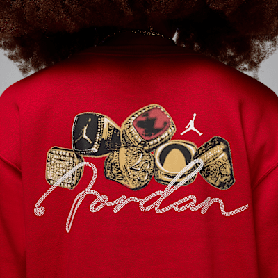 Sudadera de cuello redondo para mujer Jordan Brooklyn Fleece