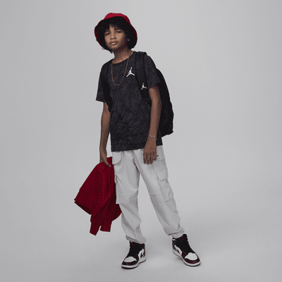 Jordan Big Kids' Net Flight Printed T-Shirt