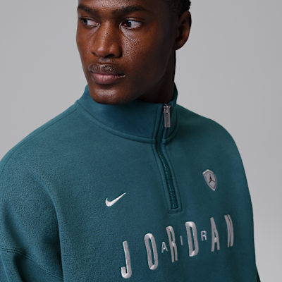 Jordan Flight Fleece mit Grafik und Viertelreißverschluss (Herren)