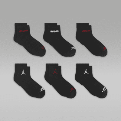 Jordan Legend Big Kids' Ankle Socks (6 Pairs)