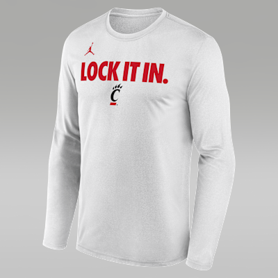 Cincinnati 2026 On-Court Bench Men's Nike Dri-FIT College Long-Sleeve T-Shirt