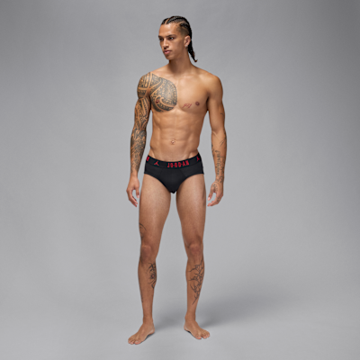 Jordan Men's Flight Cotton Hip Briefs (3-Pack)