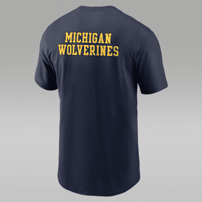Michigan 2-Hit Stacked Men's Nike College T-Shirt