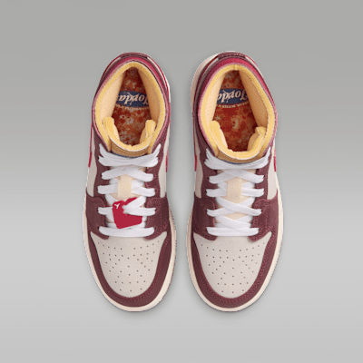 Tenis para niños grandes Air Jordan 1 Mid SE