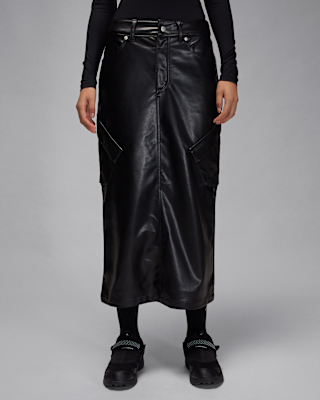 Женская юбка Jordan Flight Chicago Faux Leather Skirt
