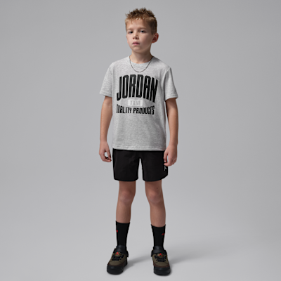 ジョーダン リトルキッズ クオリティ プロダクツ ツーピース ウーブン ショートパンツ セットアップ