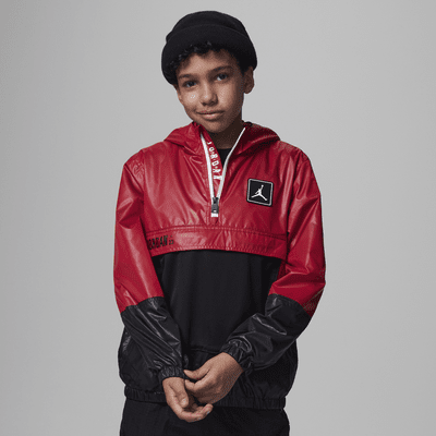 Jordan Half-Zip Windbreaker Older Kids' Jacket. Nike SI