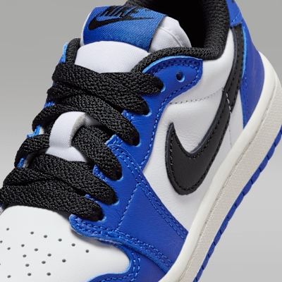 Jordan 1 Retro Low 'Game Royal' Younger Kids' Shoes