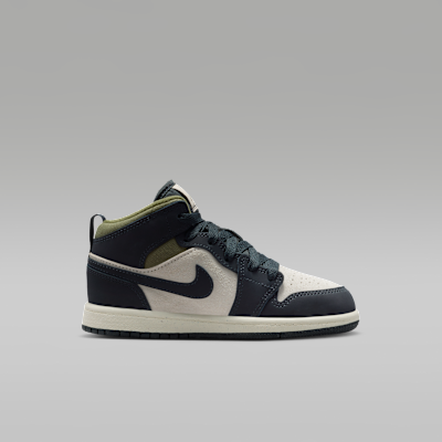Jordan 1 Mid SE Younger Kids' Shoes